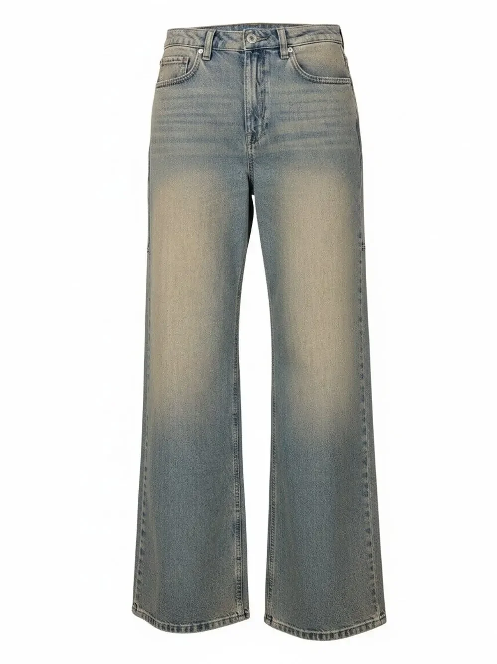 Free People We The Free Tinsley Baggy Jeans High Rise Wide Straight Leg Size 28